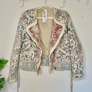 SOLD ON INSTA Free people quilted suede jacket